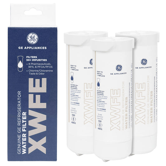 GE XWFE Refrigerator Water Filter,Easy installation,White